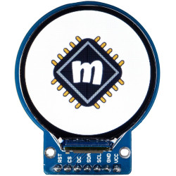 Okrągły Wyświetlacz TFT IPS 1,28" GC9A01 240x240px SPI niebieski