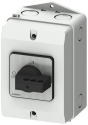 Rozłącznik główny w obudowie ekranowanej 3P 32A 11,5kW AC23A 400V styki pom wyprz 1Z 1R blokowanie w poz O i I 3LD2284-2GP21