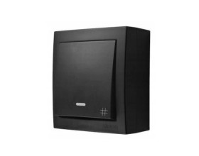 Simon Aquaclick Łącznik krzyżowy natynkowy z podśw