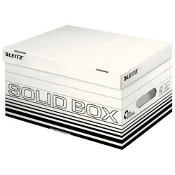 Leitz 6117-00-01 Box file cardboard white/black 265x195x370mm 10pcs