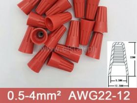 P3 Złączka kablowa nakręcana; orange 0.5-4mm