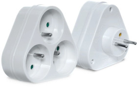 Rozgałęźnik wtyczkowy 3-gniazda z/u 16A R-36P