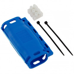 Mufa kablowa żelowa na kable 3x0,5-2,5mm2 hermetyczna IPx8 86x47x27mm przelotowa SHARK