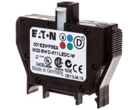 Styk pomocniczy 1P z diodą LED białą montaż czołowy SmartWire-DT 116003