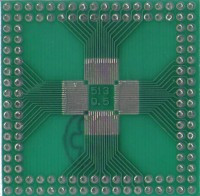 UMSMD513 Płytka - uniwersalna pod P-VQFP64 [RoHS] (raster 0.5mm, wym. 48x48mm)