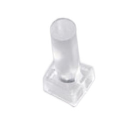 Światłowód do LED sztywny, prosty, dł. 10.2mm, montaż na PCB, soczewka okrągła, Bivar