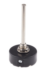 Potencjometr z przewodem nawojowym 5kΩ RS PRO średnica wału 6,35 mm 3W długość wału 25mm średnica 40mm Montaż panelowy