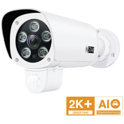 INSTAR 101665 IN-9408 2K&#x2B; Wi-Fi CCTV Camera, AI, Night Vision, Smart Home