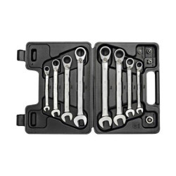 Gedore RED 3300059 Combination Ratchet Wrench Set With Adapters 12pc 8-19 mm