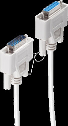 BS78047-2 SUB-D extension, 15-pin plug to coupling, 1.8 m