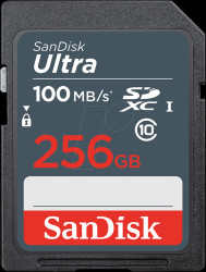 SDSDUNR-256G-GN3IN SDHC memory card 256GB, SanDisk Ultra