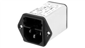 4301.5004Złącze Zasilające Ac Gniazdo Męskie 6A 250Vac Iec 60320 Kfa