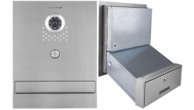 Skrzynka Na Listy Z Wideodomofonem, Przelotowa, Jednowrzutowa Wykonana Z...