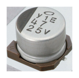 Kondensator 22μF 50V dc SMD Nichicon 8 (Dia.) x 6.2mm