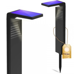 Lampa Solarna Ogrodowa LED Wbijana Słupek 41cm HORIUS 4000K IPX4 LUMILED