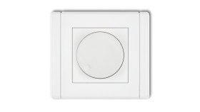 Flexi Ściemniacz Elektroniczny Przyciskowo-Obrotowy Biały Fro-1