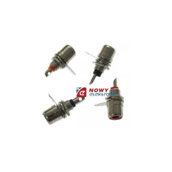 Gniazdo RCA do obud. metal.