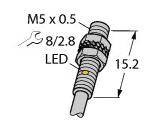 Czujnik indukcyjny Turck BI1-EG05K-AP6X, 10 - 30 V, 1 szt.