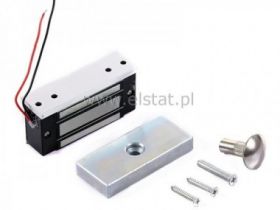 Elektromagnes trzymający 12V 50kgf; zwora