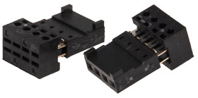 Złącze IDC 4-pinowe raster: 2.54mm Żeński Montaż na kablu Wurth Elektronik