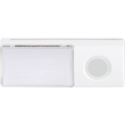 Heidemann 70886 HX Wireless Door Chime 200m Range 8 Melodies Glow Button