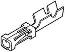 Receptacle, 0.05-0.12 mm², AWG 30-26, crimp connection, tin-plated, 1-141708-1
