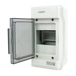 Rozdzielnica hermetyczna IP66 n/t N+PE 400V ABS 107x212x92 RN-M4 21710