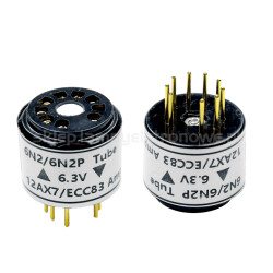 Adapter 6N2P na 12AX7 Gold