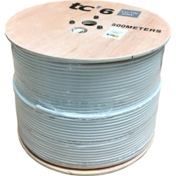 Przewód koncentryczny RG6 Cu RTV-SAT (YWDXpek 1,13) TRISHIELD tc690CU (bęben 500m) Elpio