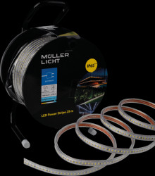 21600028 LED light strips, 25 m, 290 W, 1000 lm/m, 6500 K, IP65