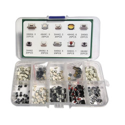 Zestaw mikroprzycisków SMD 250szt. / 012167