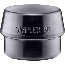 Halder 3202.080 SIMPLEX Replacement Head Semihard, 430g, Medium-hard