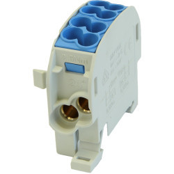 Blok rozdzielczy ‑ odgałęźny Al/Cu SCB 35 (80210) SIMBLOCK niebieski 81502003