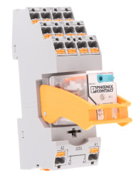 Przekaźnik z interfejsem 24V dc Phoenix Contact 4PDT Szyna DIN bieguny 4 Wciskane