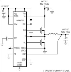 High-Speed Step-Down Controller for Notebook Computers