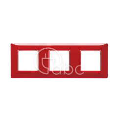 Ramka ozdobna Plana, 2+2+2M, Reflex Ruby, 14644.51
