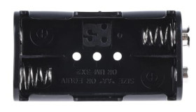 Uchwyt do baterii, x 2, montaż w obudowie