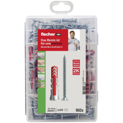Fischer 535972 Meister-Box Dowel Set: 80 Dowels 80 screws durable box