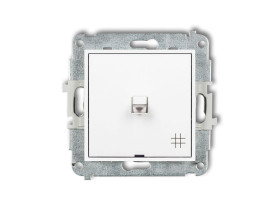 MINI Mechanizm łącznika krzyżowego w stylu amerykańskim biały mat 25MWPUS-6 KARLIK