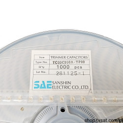 TC03C200A-TP02 Trimmer 4 - 20 pF 500ppm SMD SANSHIN