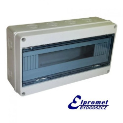 Skrzynka modułowa HT-18 IP65 / 18 modułów / UV / 360x198x105