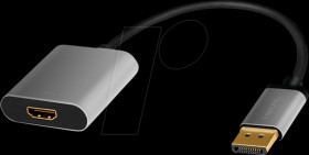 CDA0108 DisplayPort adapter, DP connector to HDMI socket