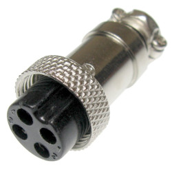 Wtyk żeński NC514(4-F) 4-pin 6A 125V