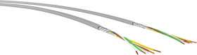 Kabel do transmisji danych VER LIYCY-OB 2x 0,5 Tr.500, 2 x 0.5 mm², 500 m, szary