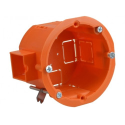 Puszka instalacyjna podtynkowa do nidy fi:60x45mm z wkrętami, szeregowa PLASTROL