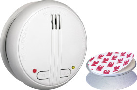 Flamingo Radiowa czujka dymu z możliwością sprzężenia bateryjne (Ø x W) 138 mm x 55 mm