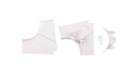 Naroże Kanału Wewnętrzne Regulowane Dlp 50X105 /1X Przegroda/ 010606