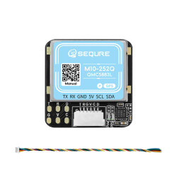 SEQURE M10-252Q - moduł GPS z kompasem QMC5883L do dronów FPV