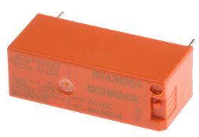 Przekaźnik mocy 24V dc SPST TE Connectivity, montaż PCB 2350Ω Otwór przezierny