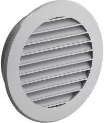 Kratka okrągła z siatką fi.100 szary 02-148